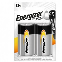 Pile torcia D 1,5V Energizer Alkaline Power blister 2 pezzi