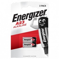 Pile A23/E23A Alkaline 12V Energizer Specialistiche blister 2 pezzi