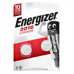 Pile CR2016 Lithium 3V Energizer specialistiche blister 2 pezzi