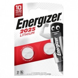 Pile CR2025 Lithium 3V Energizer specialistiche blister 2 pezzi