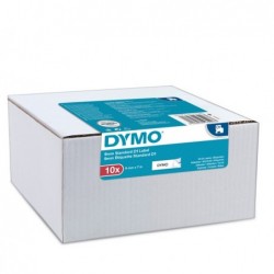 Nastri Dymo D1 9 mm x 7 mt nero/bianco Dymo value pack 10 pezzi