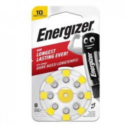 Pile per apparecchi acustici 10 Zinc Air Energizer blister 8 pezzi