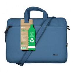 Borsa per notebook Bologna ecocompatibile da 16" blu Trust