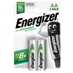 Pile AA Extreme ricaricabili Energizer blister 2 pezzi