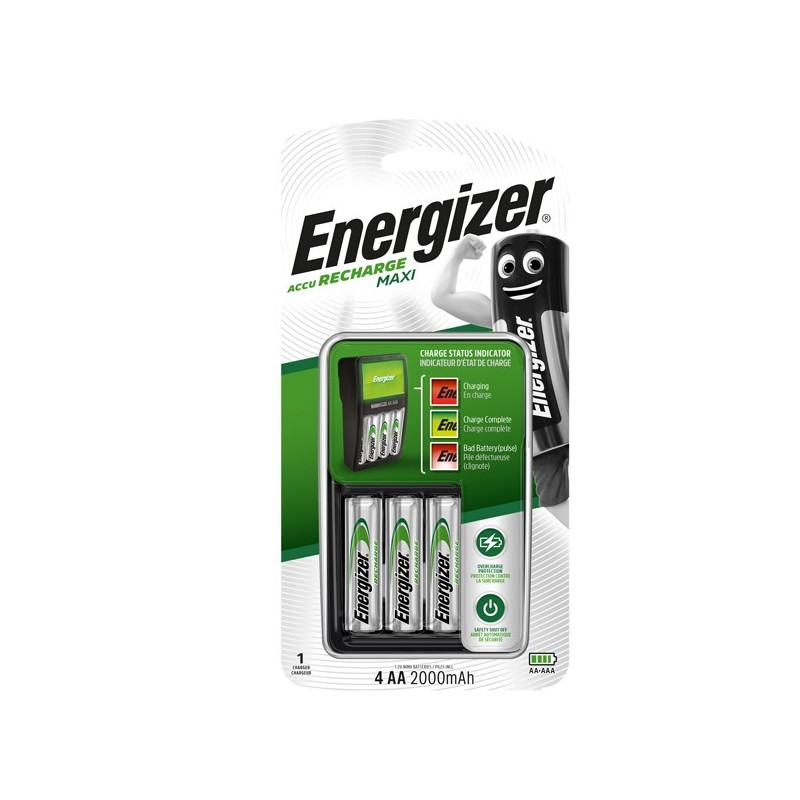 Caricabatteria Power Plus Maxi 4AA Energizer