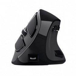 Mouse wireless ergonomico Voxx ricaricabile nero Trust