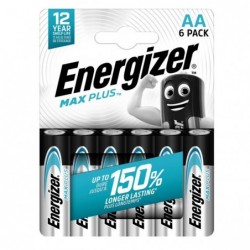 Pile Alcaline AA Max Plus 1,5 V Energizer blister 6 pezzi