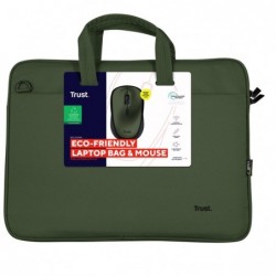 Borsa per laptop Bologna con mouse 16 " verde Trust