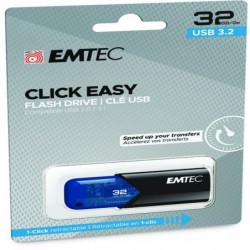 Emtec Memoria USB B110 USB 3.2 Click&Easy blu ECMMD32GB113 32 GB