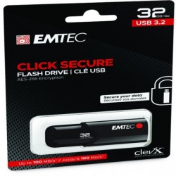 Emtec Memoria USB B120 Click&Secure ECMMD32GB123 32GB