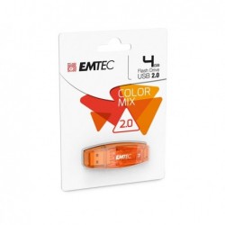 Emtec Memoria Usb 2.0 Arancione ECMMD4GC410 4GB