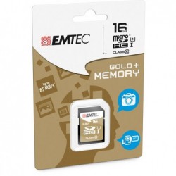 Emtec SDHC Class 10 Gold + ECMSD16GHC10GP 16GB