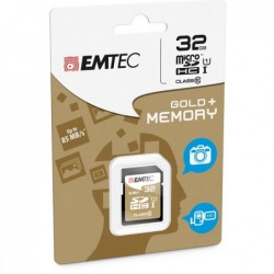 Emtec SDHC Class 10 Gold + ECMSD32GHC10GP 32GB