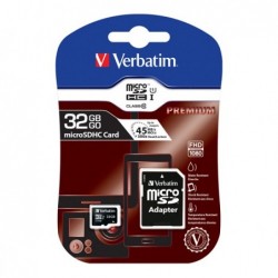 Verbatim Micro SDHC Classe 10 fino a 45mb/sec 44083 32GB