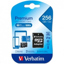 Verbatim Micro SDXC Con adattatore 44087 256GB