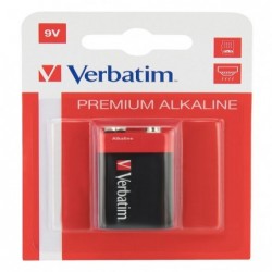 Verbatim Pila alkalina torcia 49924 9V