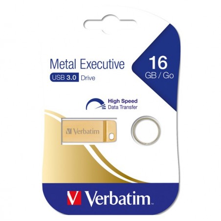 Verbatim Usb 3.0 Metal Executive Drive Oro 99104 16GB