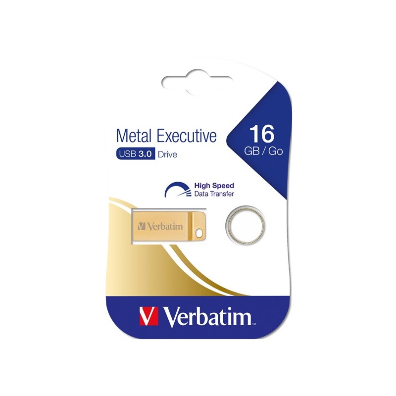 Verbatim Usb 3.0 Metal Executive Drive Oro 99104 16GB