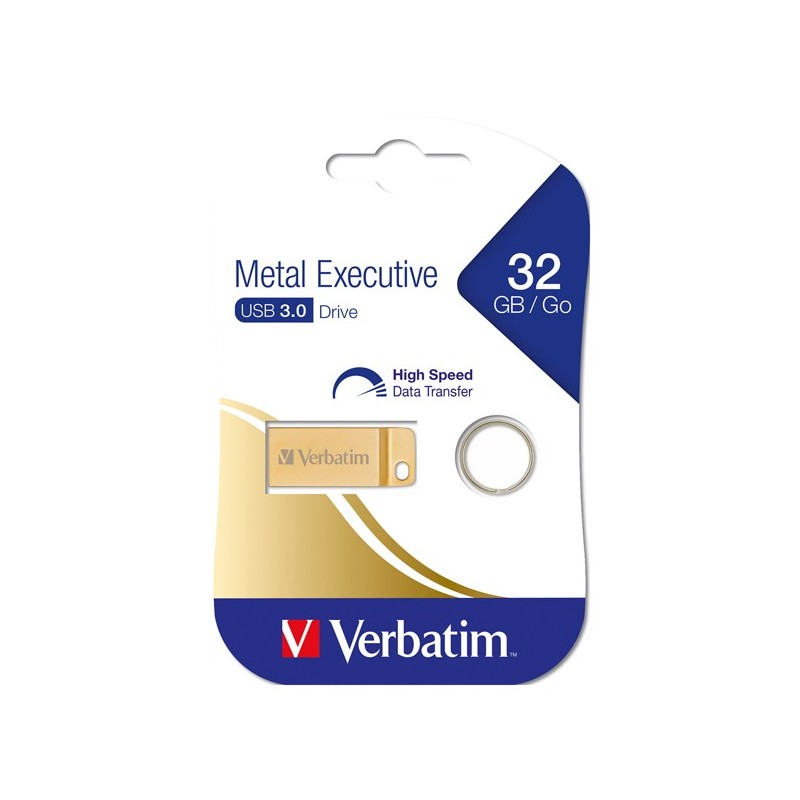 Verbatim Usb 3.0 Metal Executive Drive Oro 99105 32GB