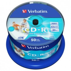 Verbatim Scatola 50 CDR Bulk Data Life Plus spindle 1X/52X 43438 700MB