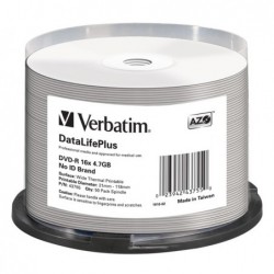 Verbatim Scatola 50 DVDR stampabile 43755 4,7GB