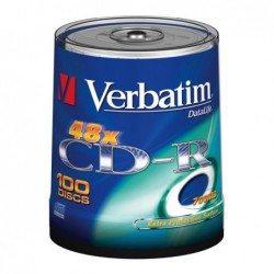 Verbatim Scatola 100 CDR DataLife Plus Extra Protection 1x52x serigrafato 43411 700MB