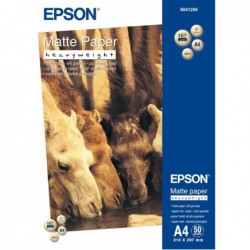 Epson Matte Paper Heavy Weight A4 50 Fogli C13S041256