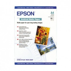 Epson Archival Matte Paper A4 50 Fogli C13S041342