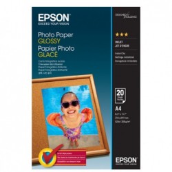 Epson Photo Paper Glossy A4 20 Fogli C13S042538