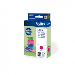 Brother Cartuccia Magenta LC221M 260 pag