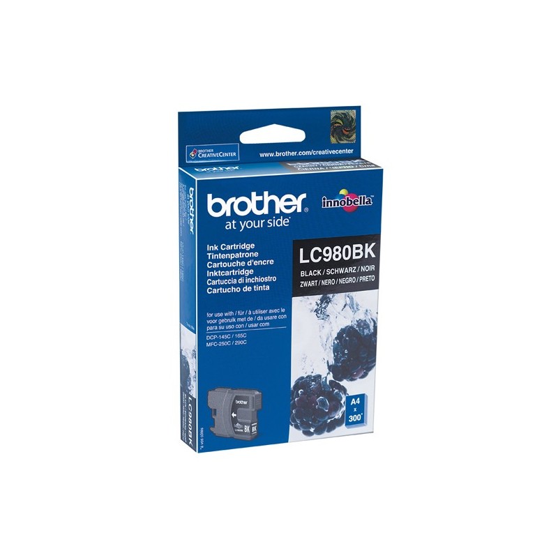 Brother Cartuccia Nero LC980BK 300 pag