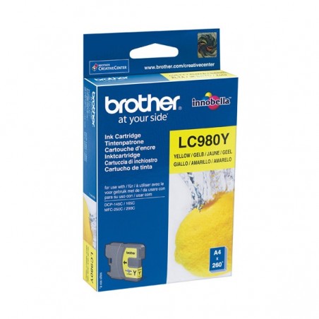 Brother Cartuccia Giallo LC980Y 260 pag