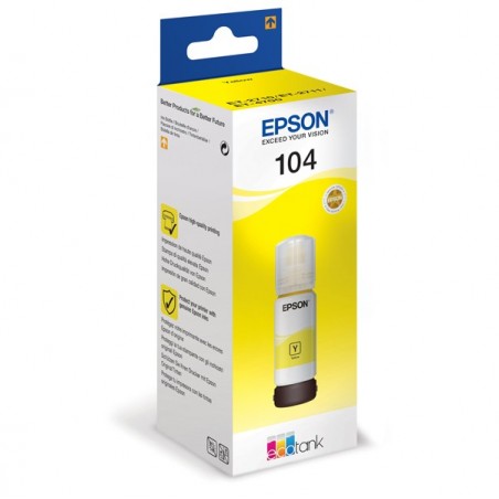 Epson Tanica 104 Giallo C13T00P440 65ml