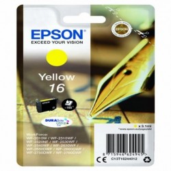 Epson Cartuccia ink 16 Giallo C13T16244012 3,1ml