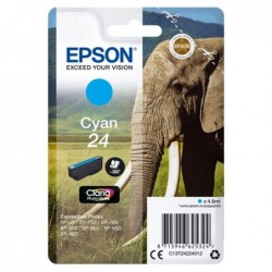 Epson Cartuccia ink 24 Ciano C13T24224012 4,6ml