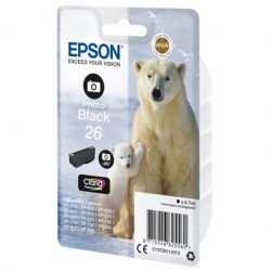 Epson Cartuccia ink 26 Nero Photo C13T26114012 4,7ml