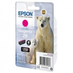 Epson Cartuccia ink 26 Magenta C13T26134012 4,5ml