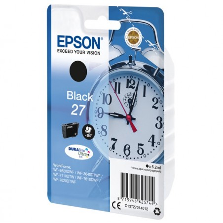 Epson Cartuccia ink 27 Nero C13T27014012 6,2ml