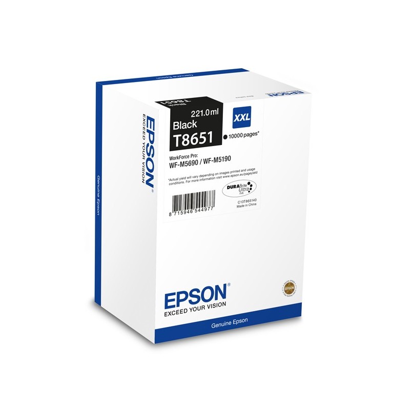 Epson Tanica Nero T8651 C13T865140 221ml