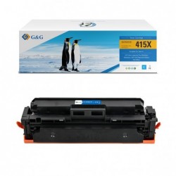 G&G Toner Compatibile per Hp W2031X Ciano 6.000 pag