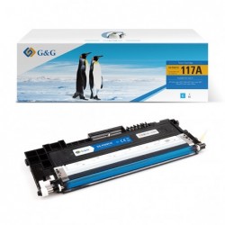 G&G Toner Compatibile per Hp W2071A Ciano 700 pag