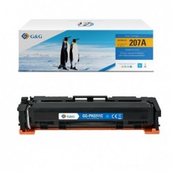 G&G Toner Compatibile per Hp W2211A Ciano 1.250 pag