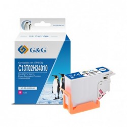 G&G Cartuccia ink Compatibile per Epson Expression Premium XP6000/6005 Magenta