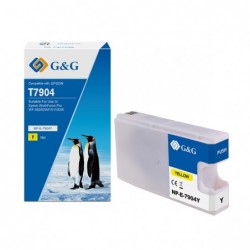 G&G Cartuccia ink Compatibile per Epson WorkForce Pro WF5620DWF/WF5110D Giallo