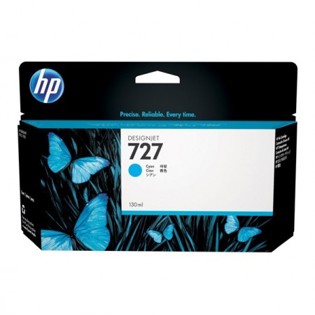 Hp Cartuccia ink originale 727 Ciano B3P19A 130ml