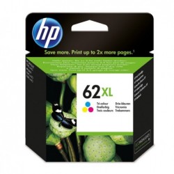 Hp Cartuccia ink originale 62XL C/M/Y C2P07AE 415 pag