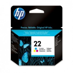 Hp Cartuccia ink originale 22 C/M/Y C9352AE 165 pag