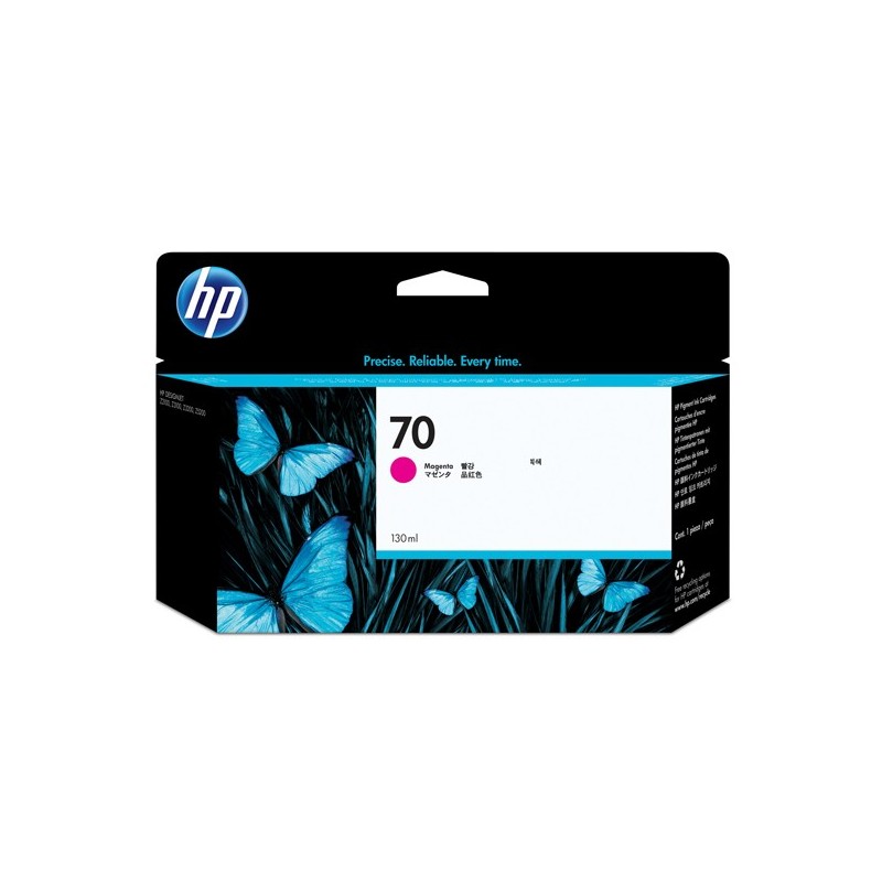 Hp Cartuccia ink originale 70 Magenta C9453A 130ml