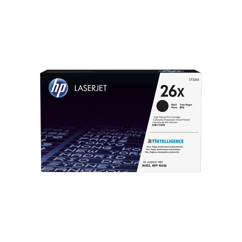 Hp Toner originale 26X Nero CF226X 9.000 pag