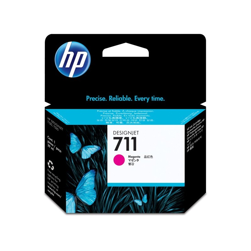 Hp Cartuccia ink originale 711 Magenta CZ131A 29ml